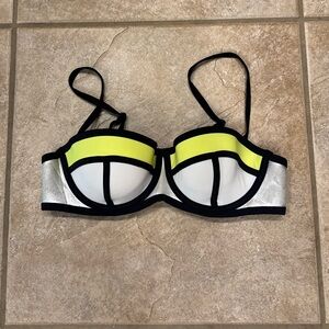 Triangl Colorblock Bustier Women's Swim Top